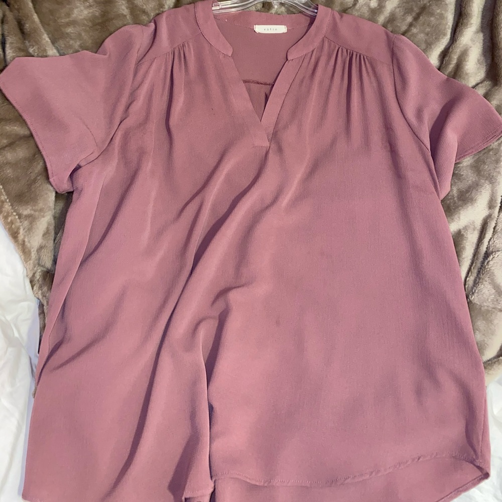 V-neck blouse